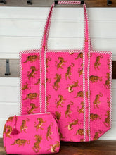 Load image into Gallery viewer, Quilted Cotton Reversible Large Tote Bags
