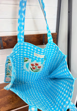Load image into Gallery viewer, Quilted Cotton Reversible Large Tote Bags
