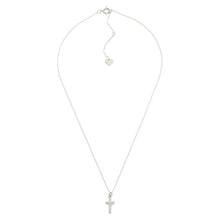 Load image into Gallery viewer, Dainty Chain Link Necklace Featuring Cross Pendant
