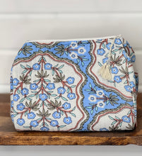 Load image into Gallery viewer, Quilted Cotton Cosmetic Bag
