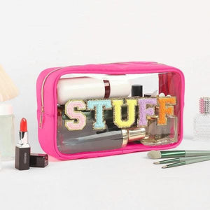 Stuff Bag with Chenille Patch Letters