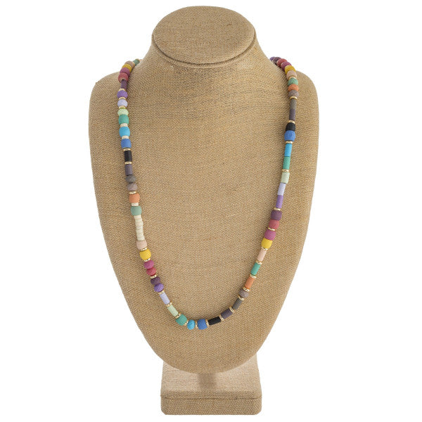 Bold Color Block Necklace