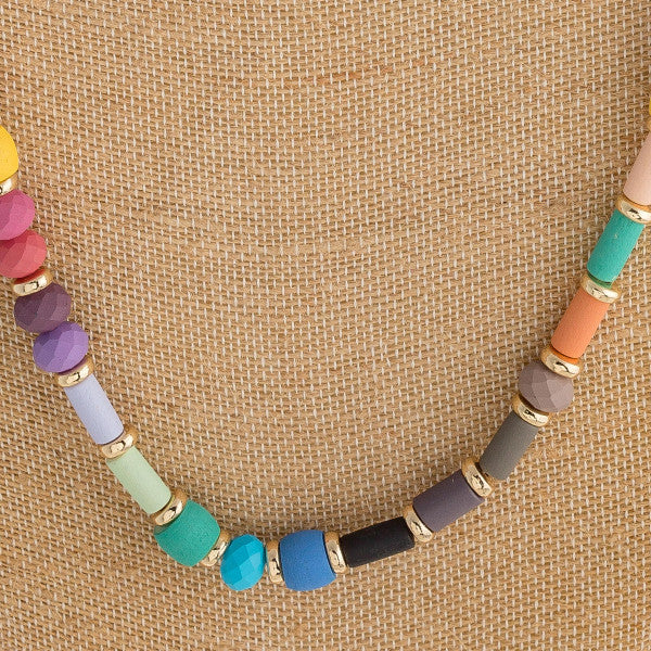 Bold Color Block Necklace