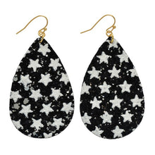 Load image into Gallery viewer, Glitter Star Teardrop Earrings
